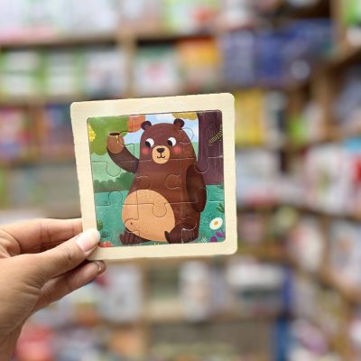 پازل چوبی تخت 9تکه خرس