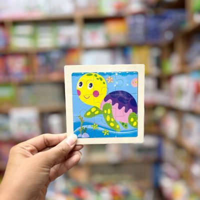 پازل چوبی تخت 9تکه لاکپشت