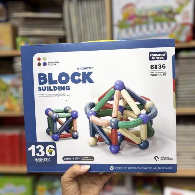 گوی و میله مگنتی 136قطعه