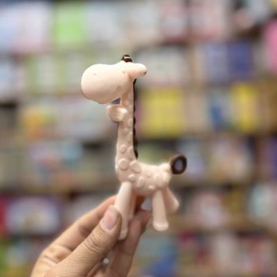 دندانی زرافه سیلیکونی گلبهی