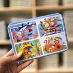 پازل 4در1 زیردریایی و کشتی حیوانات