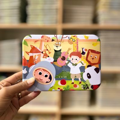 پازل 4در1 فضانورد و حیوانات موزیکال