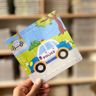 پازل 15قطعه اقتصادی ماشین پلیس