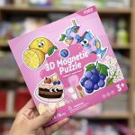پازل چوبی مگنتی کتابی خوراکی