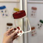 مگنت یخچالی آموزش رنگ