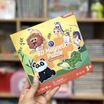 پازل چوبی مگنتی کتابی حیوانات جنگل