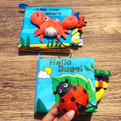 کتاب پارچه ای کفشدوزک