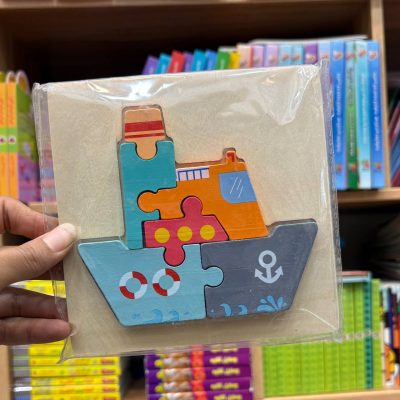 پازل مربعی پاستیلی کشتی