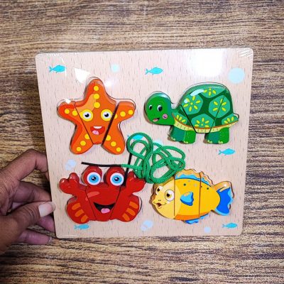 پازل نخواره مربعی دریایی