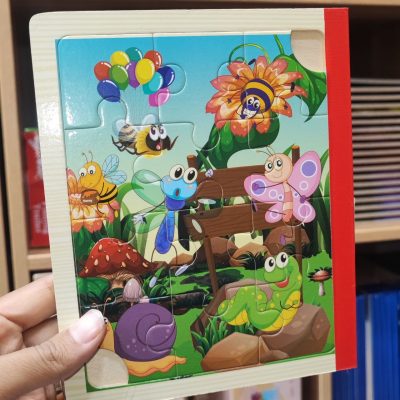 کتاب پازلی چوبی تمام حشرات