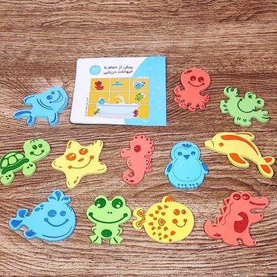 فوم حمام حیوانات دریایی