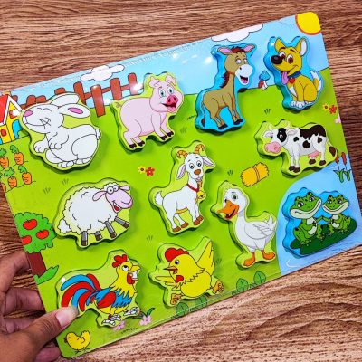 پازل برجسته اهلی چپ بالا خرگوش