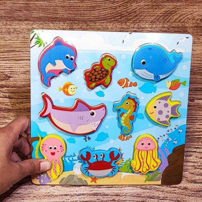 پازل برجسته مربعی دریایی