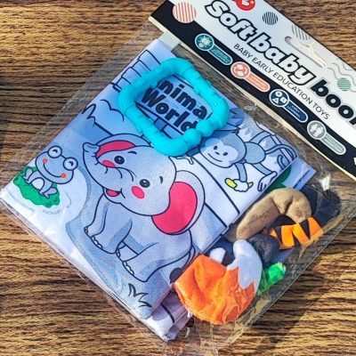 کتاب پارچه ای دمدار سیاه سفید جنگل