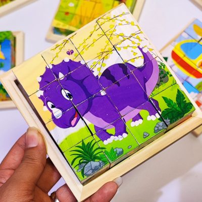 پازل6وجهی16کعبی کفی دار دایناسور