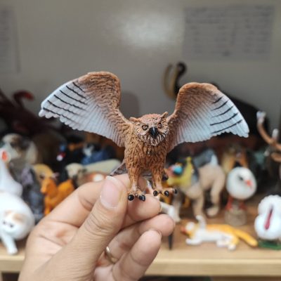 فیگور جغد با پر باز اورجینال