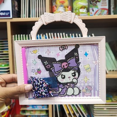 نقاشی الماسی کرومی پاپیون بنفش