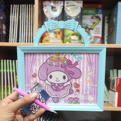 نقاشی الماسی ملودی بنفش