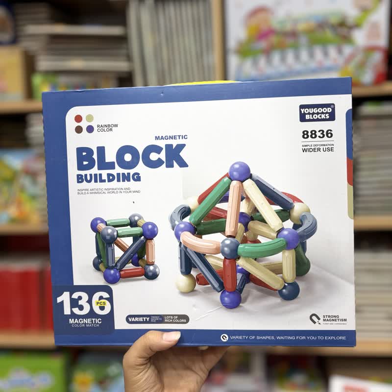 3e6a9c4b-2b62-453f-a5cb-b2ee7ec011b3 گوی و میله مگنتی 136قطعه