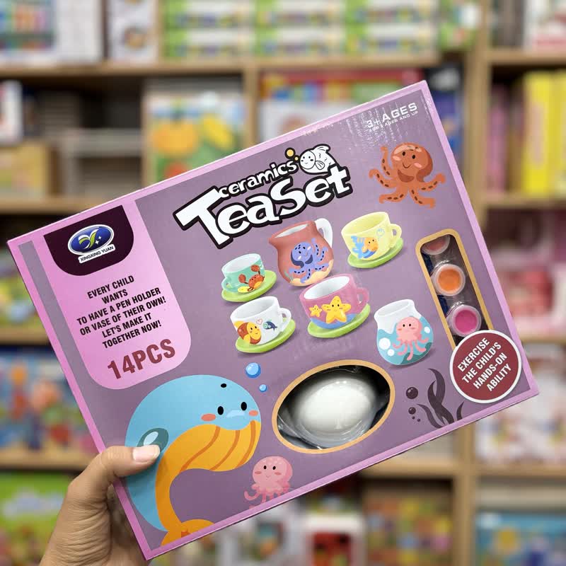 41e1a799-7e2e-4f87-8e67-aa9b6fb9f727 ست سرامیکی رنگ آمیزی چای خوری 14قطعه