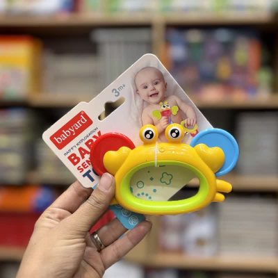 جغجغه رنگارنگ حسی نوزاد خرچنگ