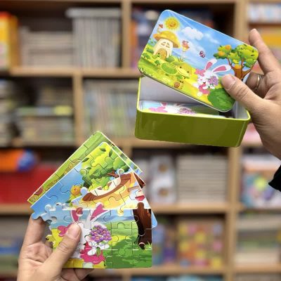 پازل60قطعه خرگوش و قورباغه