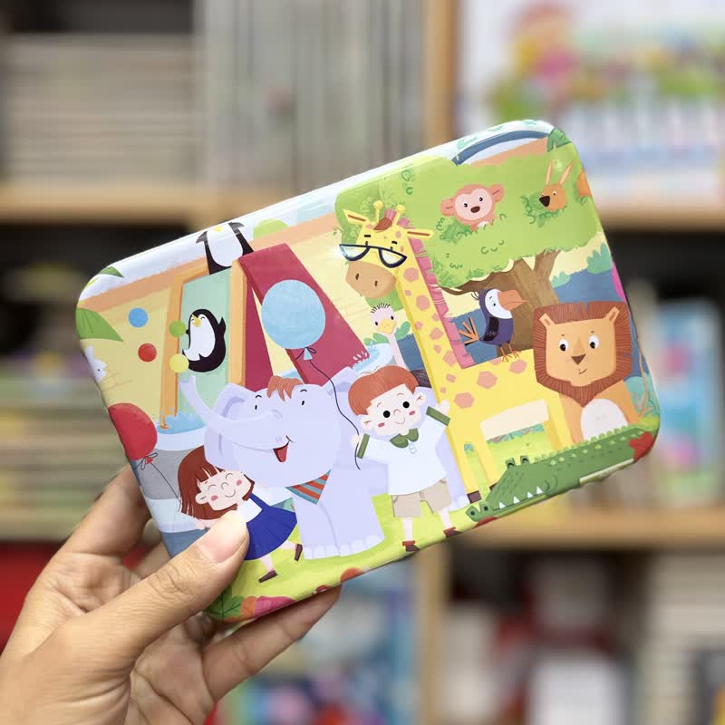 463bf67c-c09b-4164-8bd7-f327b441d24a پازل 60قطعه قوطی فیل و زرافه