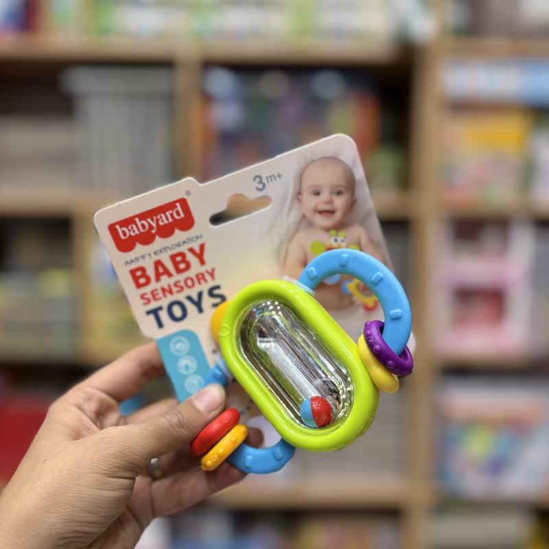 bf67a19b-a64f-4147-b675-4c94b9ee5c92 جغجغه رنگارنگ حسی نوزاد وان