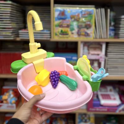 سینک ظرفشویی اسباب بازی هویج صورتی