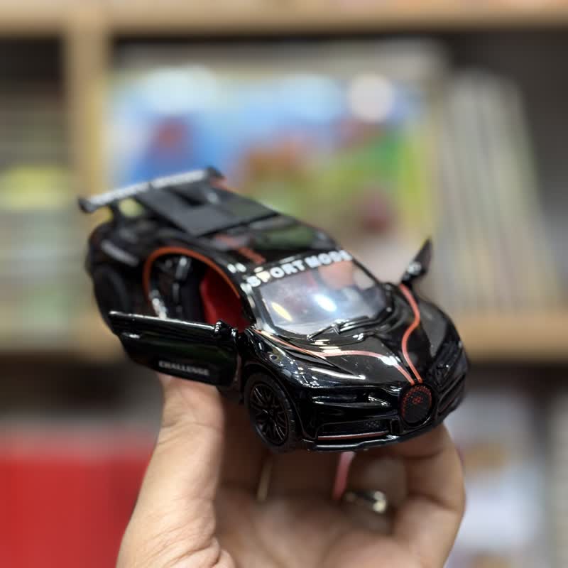 ماشین فلزی درب باز شو موزیکال مدل 3661مشکی