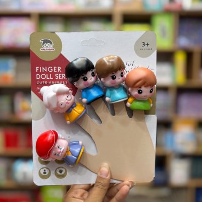 پک عروسک انگشتی سیلیکونی جنگل ببر کرواتدار