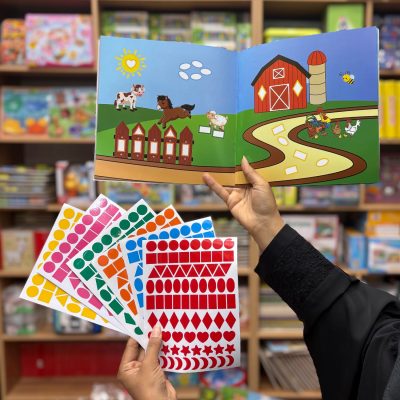 کتاب استیکری زنبورک(486 برچسب پی وی سی)