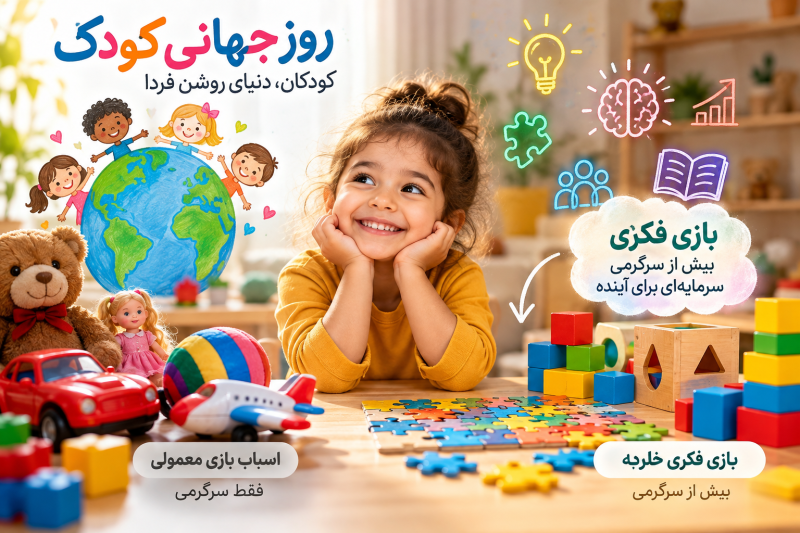 روز جهانی کودک؛ چرا بازی فکری بهتر از اسباب بازی معمولی است؟